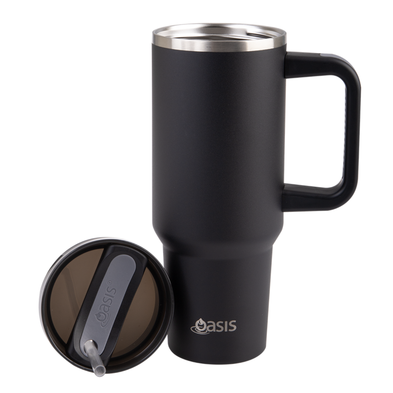 Oasis Insulated Commuter Travel Tumbler 1.2L- Black