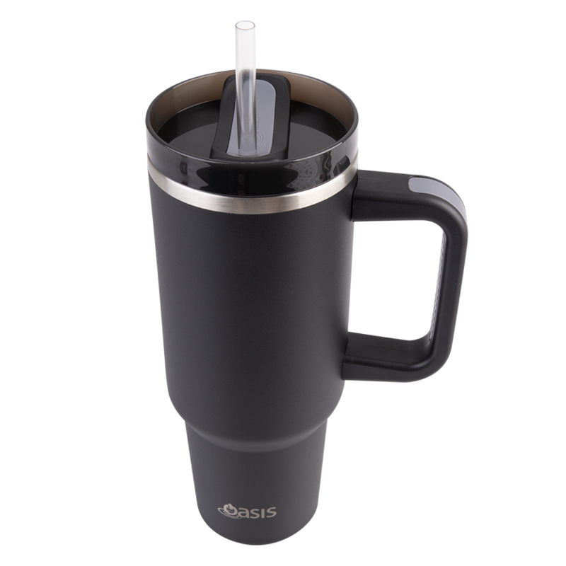 Oasis Insulated Commuter Travel Tumbler 1.2L- Black