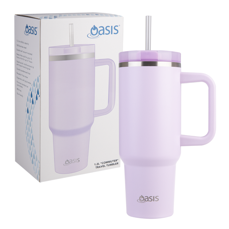 Oasis Insulated Commuter Travel Tumbler 1.2L- Orchid
