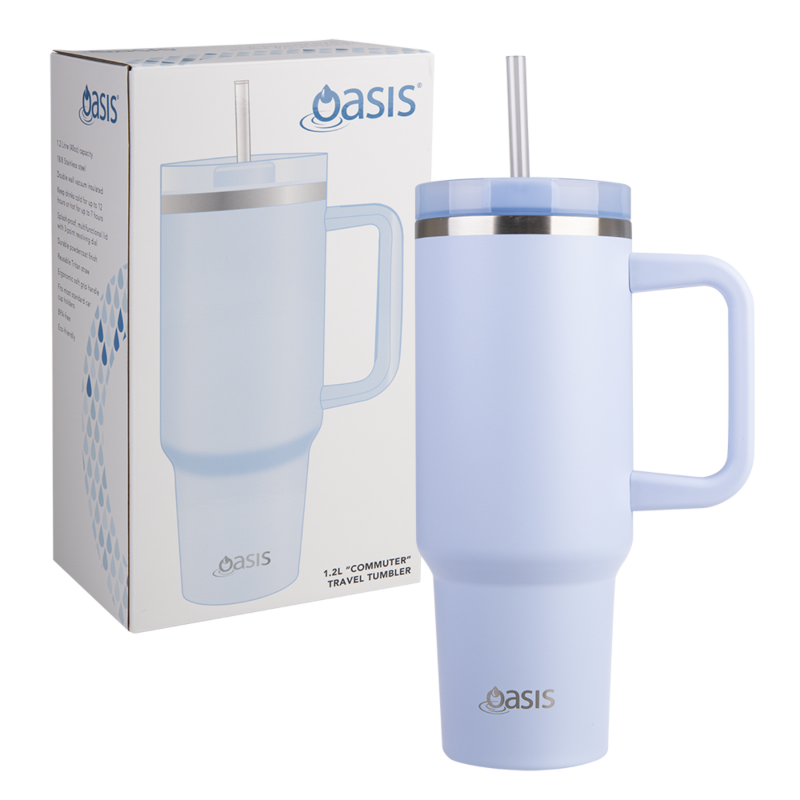 Oasis Insulated Commuter Travel Tumbler 1.2L- Periwinkle