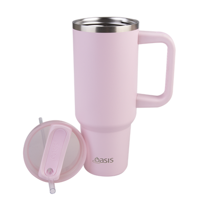 Oasis Insulated Commuter Travel Tumbler 1.2L- Pink Lemonade