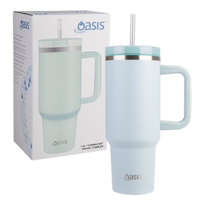 Oasis Insulated Commuter Travel Tumbler 1.2L- Sea Mist