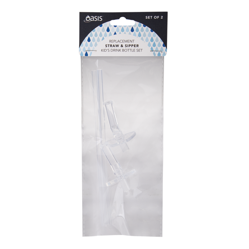 Oasis Kids Drink Bottle Replacement Straw Set