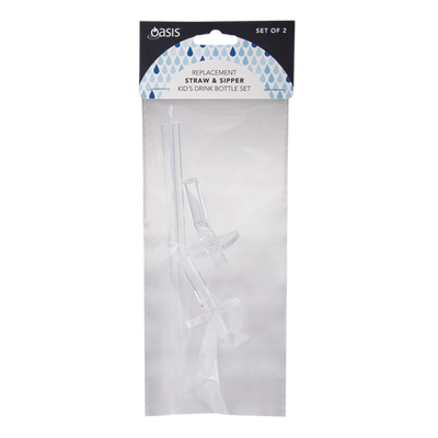 Oasis Kids Drink Bottle Replacement Straw Set