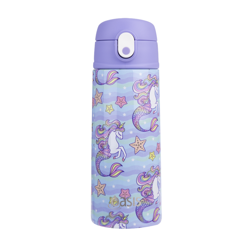 Oasis Kids Drink Bottle- Mermaid Unicorns