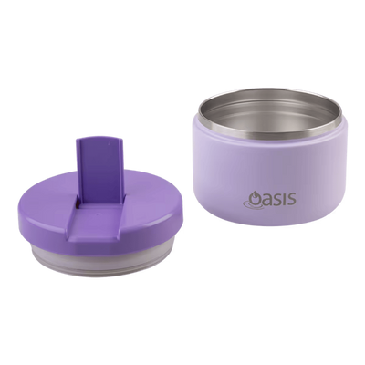 Oasis food flask 300ml - lilac