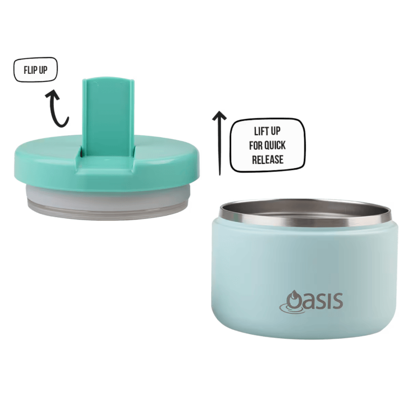 Oasis food flask 300ml- mint