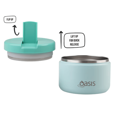 Oasis food flask 300ml- mint