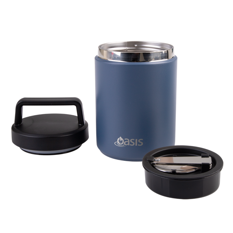 Oasis 480ml food flask - indigo