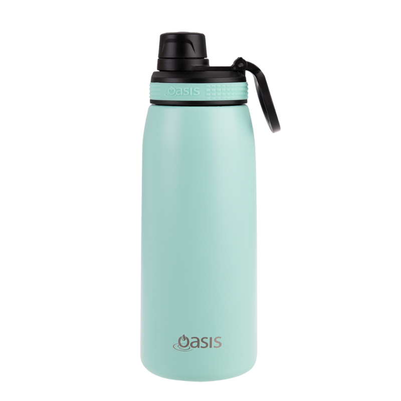 Oasis 780ml sports bottle screw top- mint