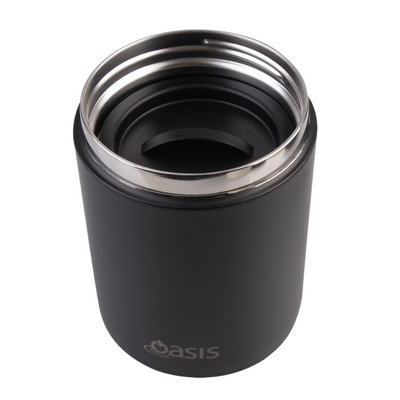 Oasis food flask- black