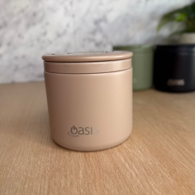 Oasis Insulated Food Flask With Quick Release Lid - 550ml