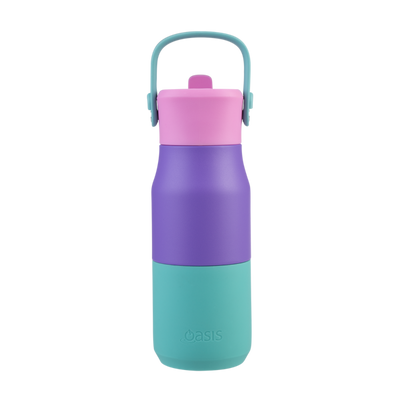 Oasis junior drink bottle- 400ml - mermaid purple