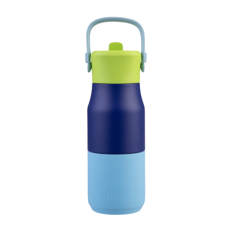 Oasis junior drink bottle- 400ml - peacock blue