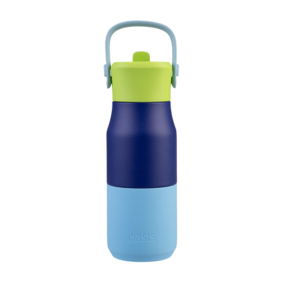 Oasis junior drink bottle- 400ml - peacock blue
