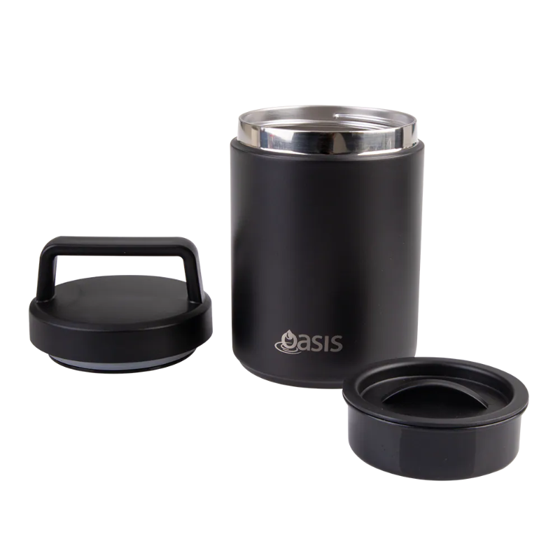 Oasis food flask- black