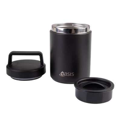 Oasis food flask- black