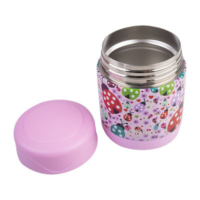 Oasis Kids Insulated Food Flask- Lovely Ladybugs