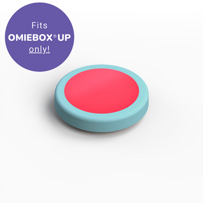 Omie Box Up flask lid- cherry pink