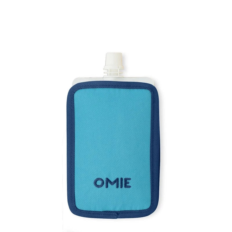 OmieChill Freezable Food Pouch- Blue