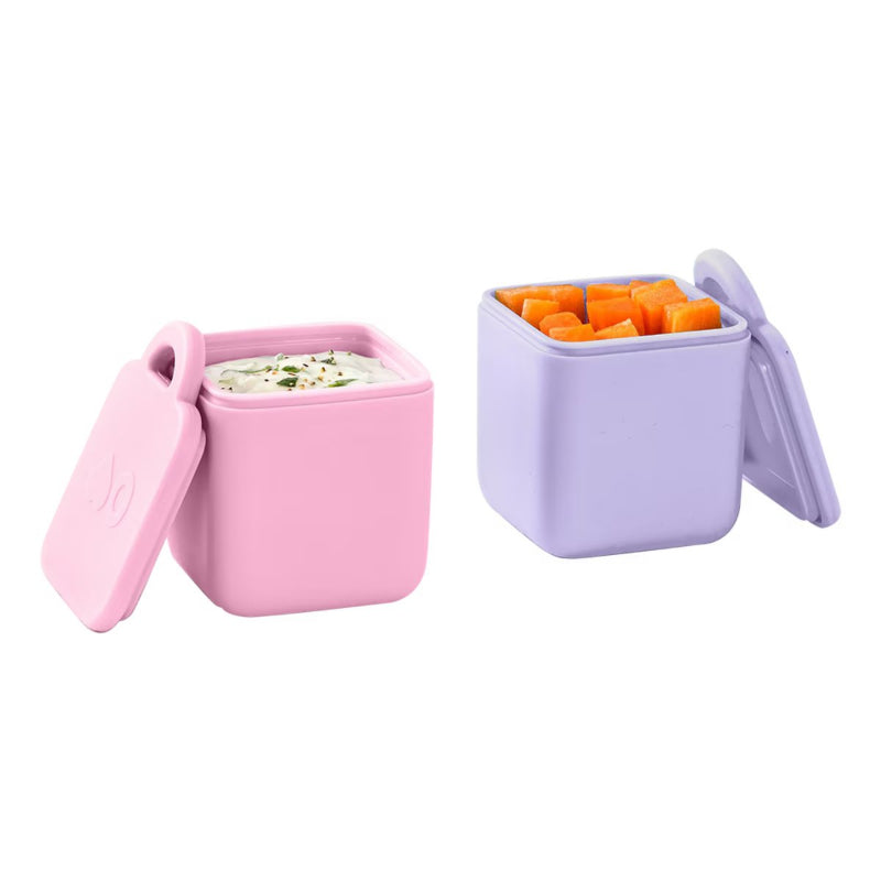 Omie V2 silicone dip containers- pink & purple