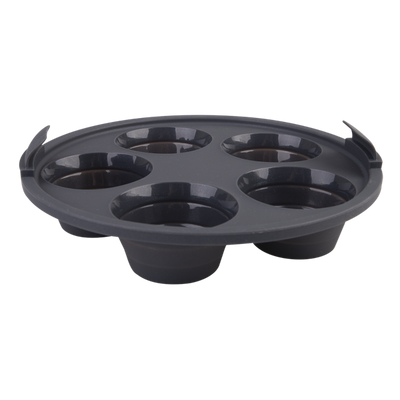 Round silicone air fryer muffin tray