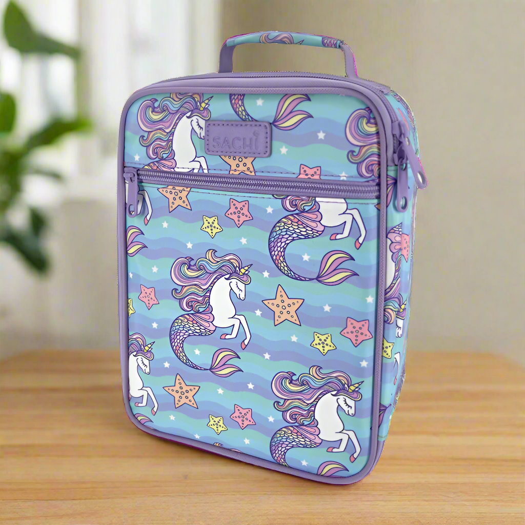 Sachi Junior Lunch Tote- Mermaid Unicorns