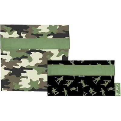 Sachi lunch pockets- camo green