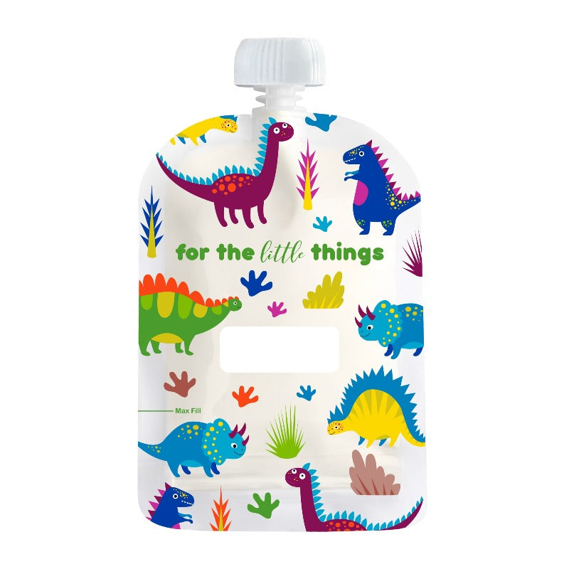 Sinchies 150ml Reuseable pouches- dinosaurs