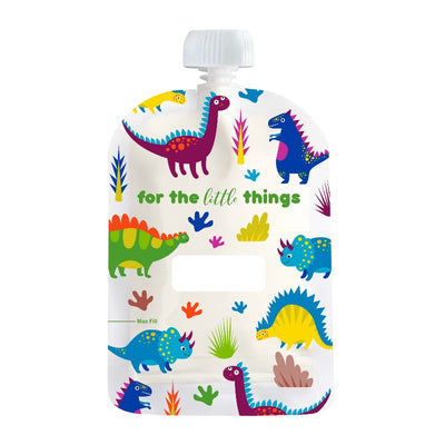 Sinchies 150ml Reuseable pouches- dinosaurs