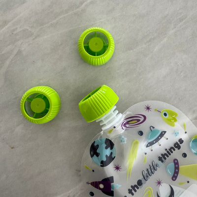 Sinchies child safe lids- green