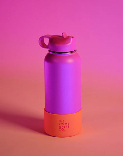 The Somewhere Co. Water Bottle - 1L Bubblegum
