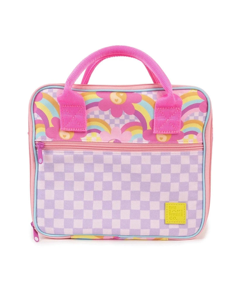 The Somewhere Co Mini Lunch Case- Rainbow Rave