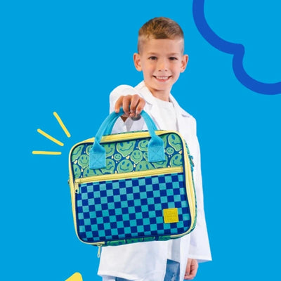 The Somewhere Co Mini Lunch Case- Smiley