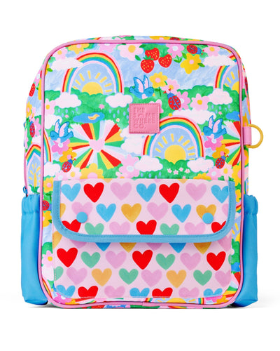 The somewhere co mini adventure backpack- rainbow garden