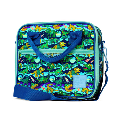 The somewhere co mini lunch case- dino rave