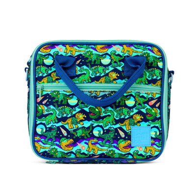 The somewhere co mini lunch case- dino rave