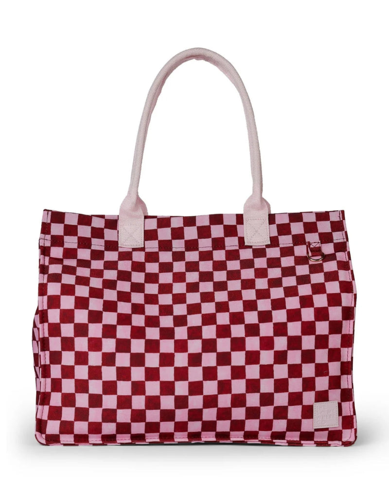 The somewhere co ultimate tote- crimson haze