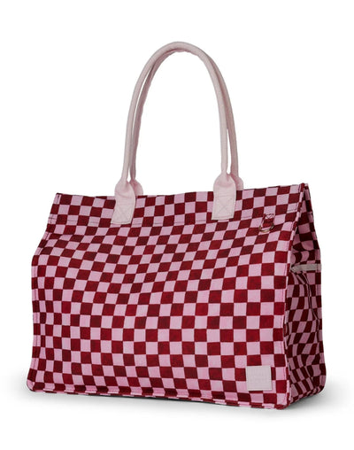The somewhere co ultimate tote- crimson haze