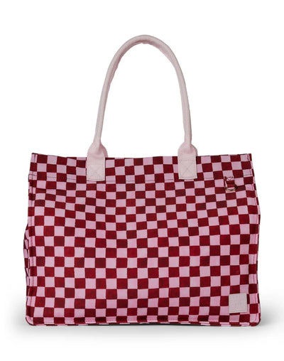 The somewhere co ultimate tote- crimson haze