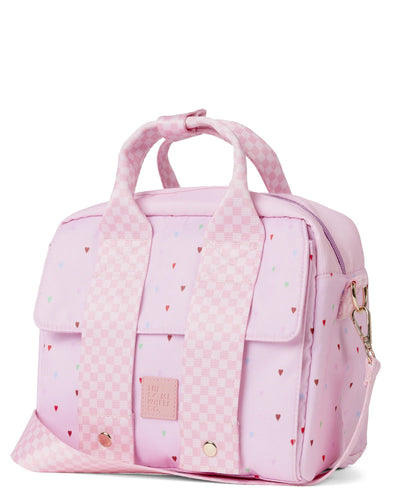 the somewhere co lunch tote- queen of hearts