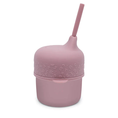 We Might Be Tiny Sippie Cup Set- Dusty Rose