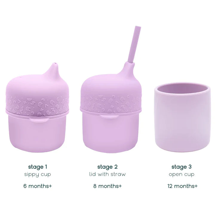 We Might Be Tiny Sippie Cup Set Lilac