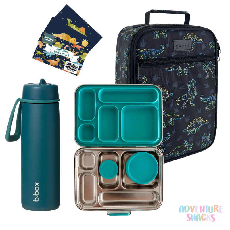 Sachi School Starter Bundle - Neon Dinosaur