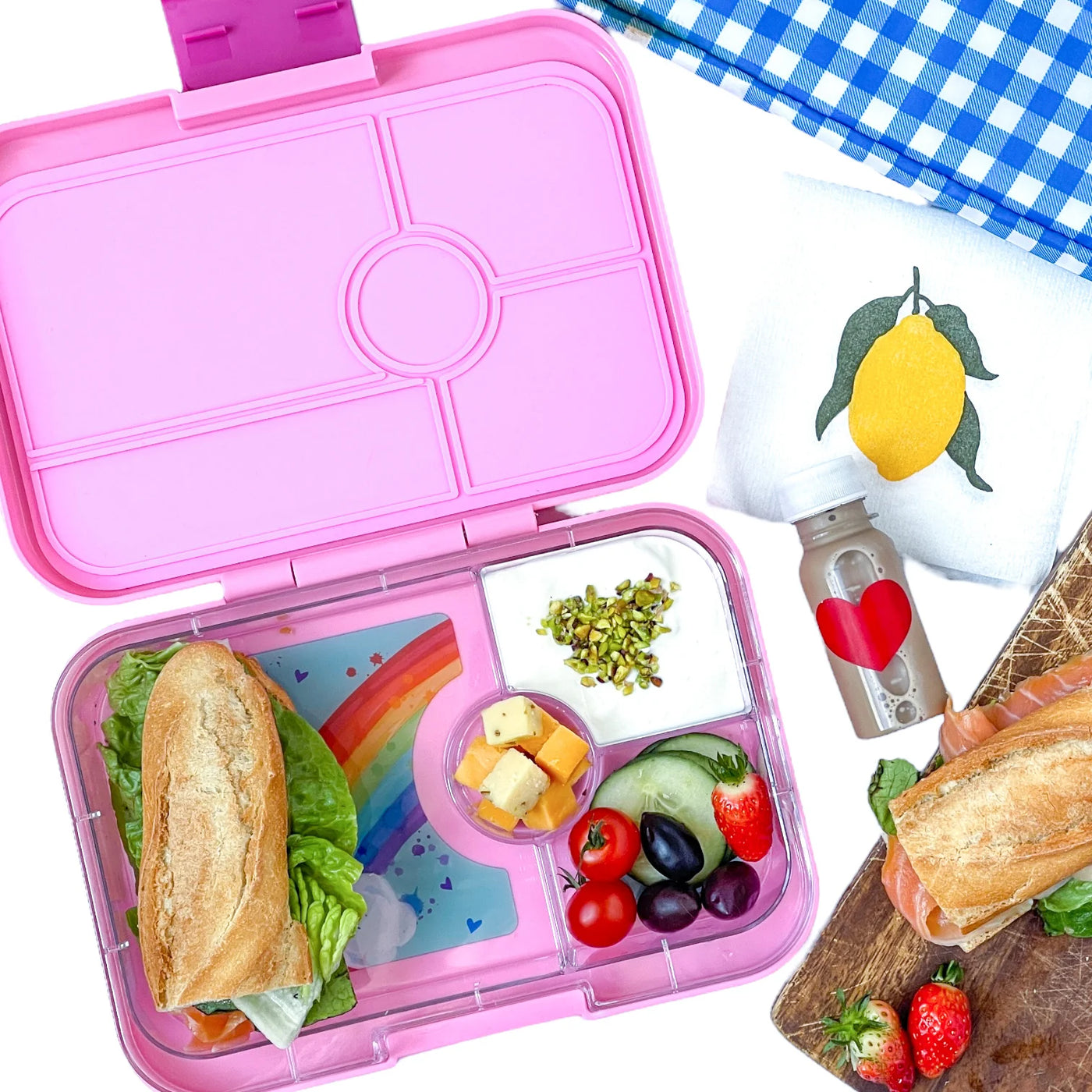 Yumbox Tapas 4C- Capri Pink