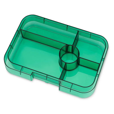 Yumbox Tapas Interchangeable Tray 5C- Clear Green