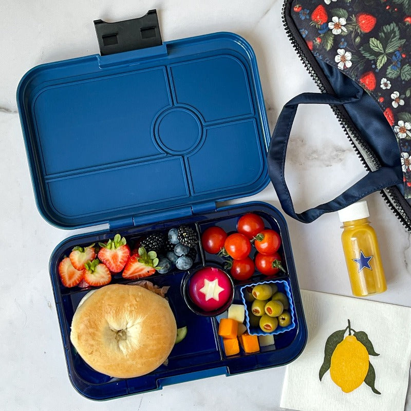 Yumbox Tapas Larger Size (Antibes Blue) Leakproof Bento Lunch Box for Adults, Teens