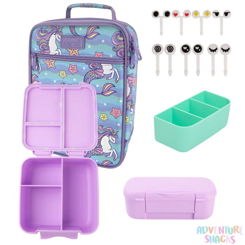 MontiiCo Bite Mega Bundle - Lilac & Mermaid Unicorns