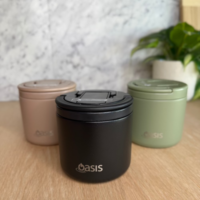 black oasis jar trio