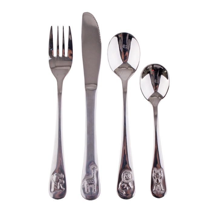 Children's 4 piece cutlery set